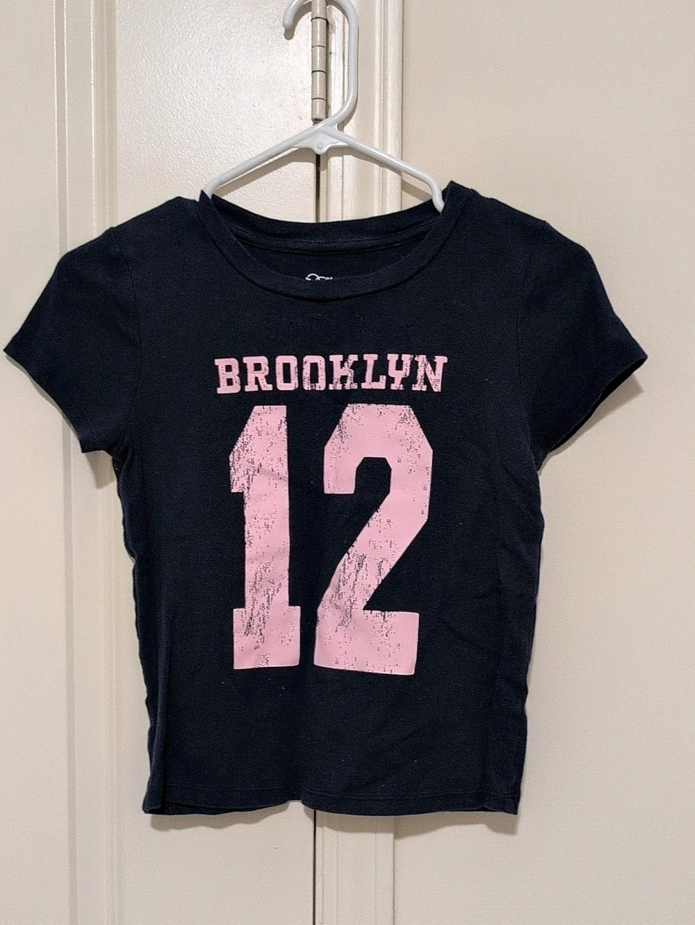 OshKosh B'gosh Brooklyn 12 Graphic Tee Girls XL (14) Black Pink